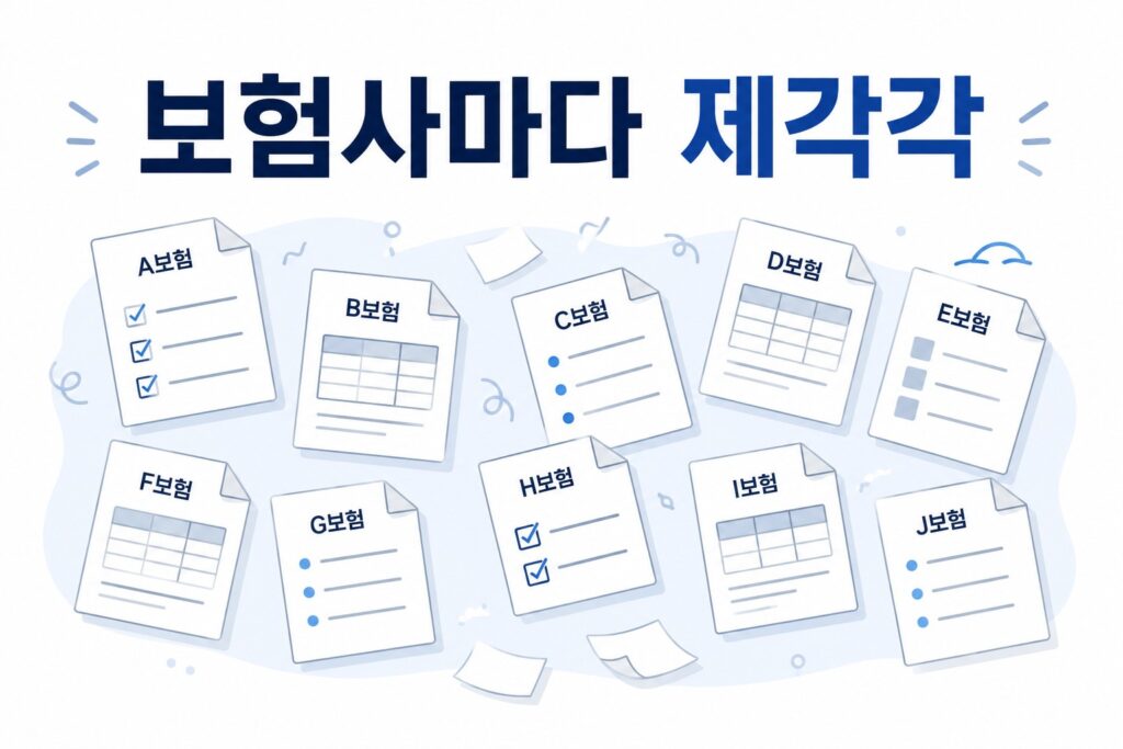운전자보험 비교 어려운 이유