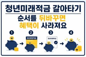 청년미래적금 갈아타기 순서 안내